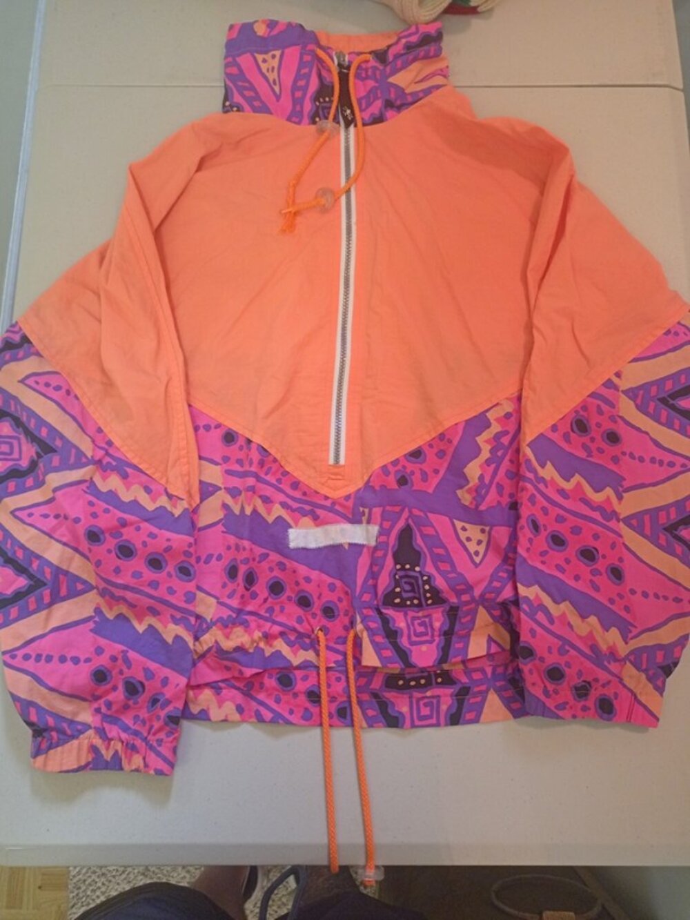 Ocean Pacific True Vintage 80's 90's Windbreaker Rain Coat Jacket Adult Medium